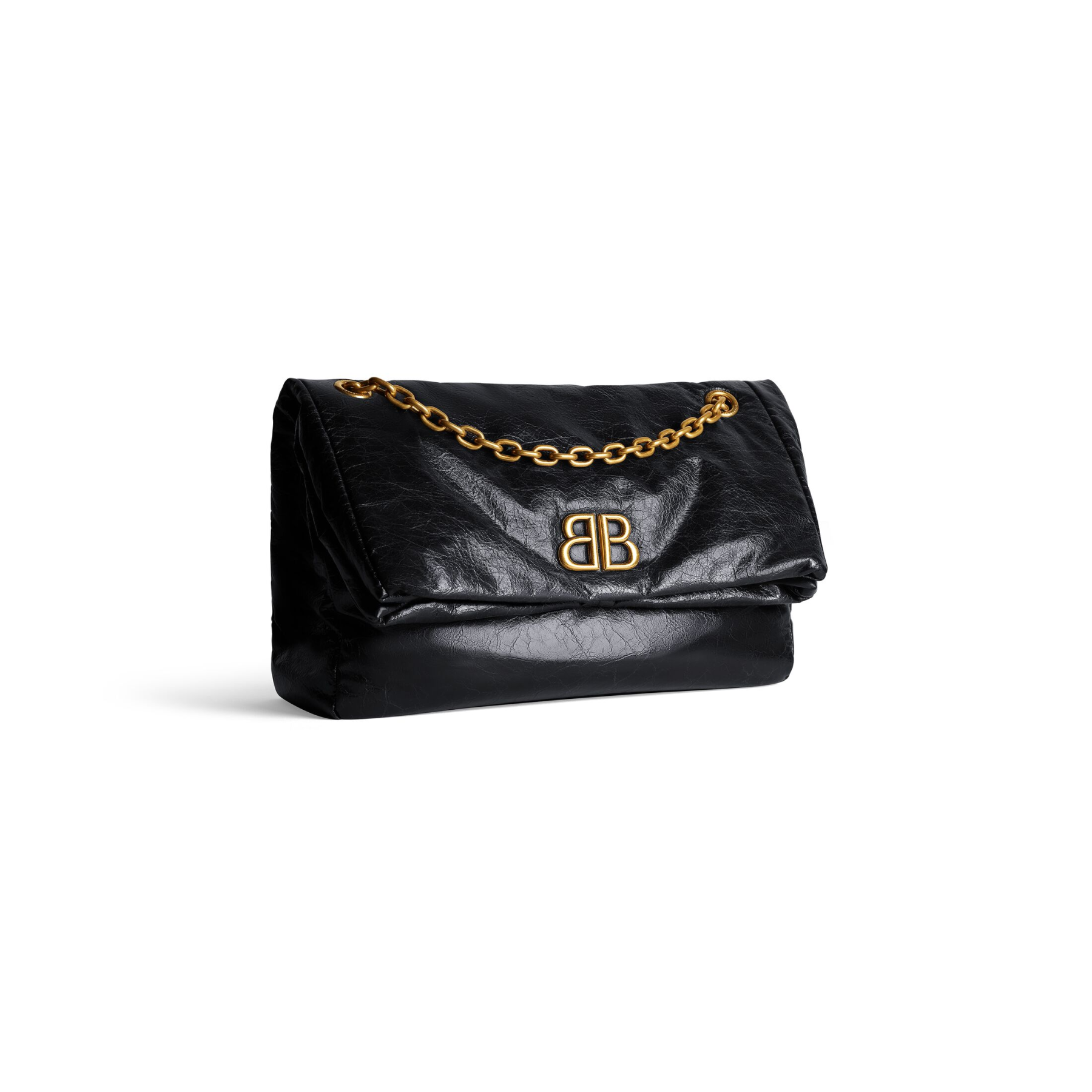 WOMEN'S MONACO MEDIUM CHAIN BAG IN BLACK